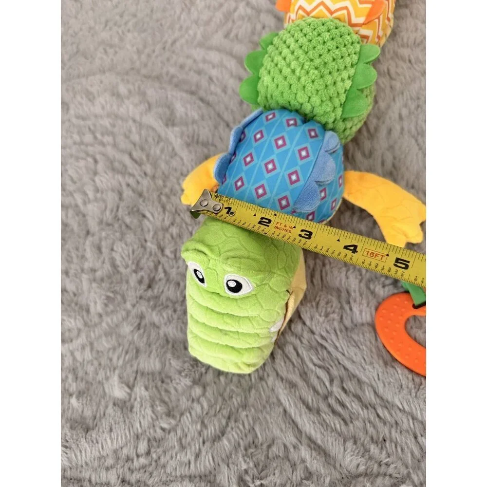 Lamaze Alligator Sensory Crinkle Teether Plush Toy 24